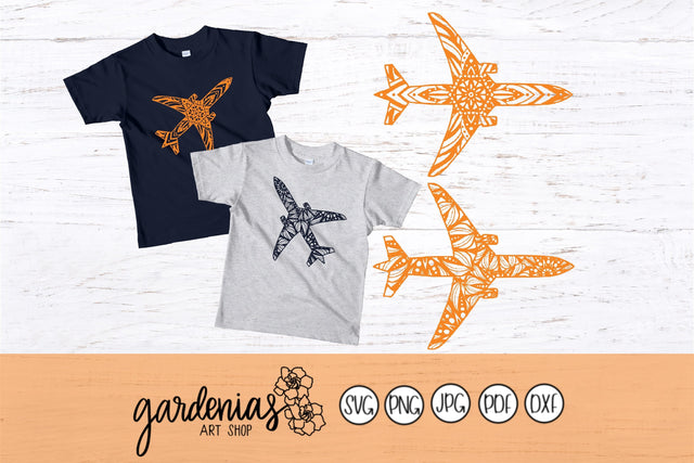 Airplane Mandalas SVG Gardenias Art Shop 
