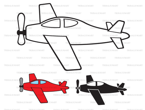 Airplane (plane) SVG TribaliumArtSF 