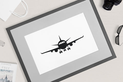 Airplane SVG cut file. Plane vector icon. SVG LaBelezoka 