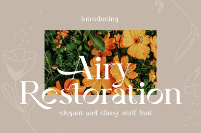 Airy Restoration Font Wildan Type 