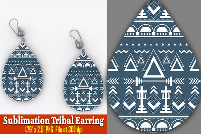Aiyana Tribal Earring Sublimation Ethnic Touch 