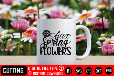 Ajax Spring Flowers SVG CraftlabSvg29 