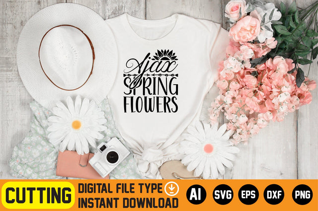 Ajax Spring Flowers SVG CraftlabSvg29 