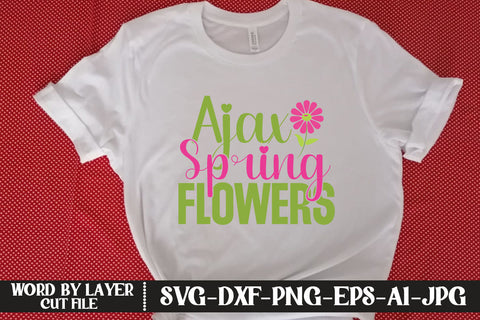 Ajax Spring Flowers SVG CUT FILE SVG MStudio 
