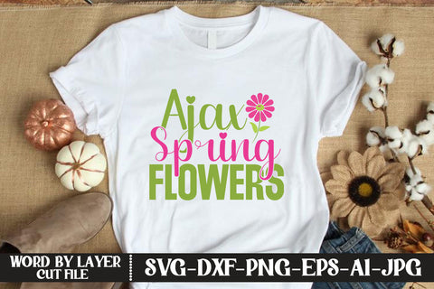 Ajax Spring Flowers SVG CUT FILE SVG MStudio 