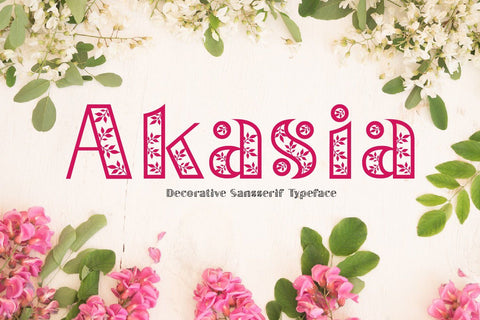 Akasia Font zafrans studio 