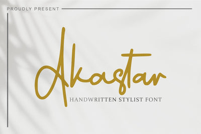 Akastar Font Sakha Design Studio 