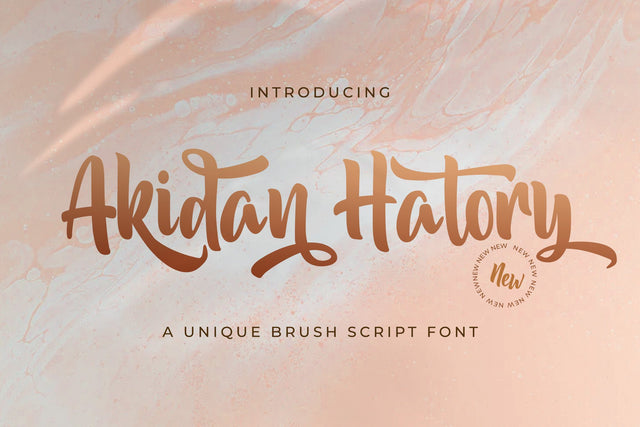 Akidan Hatory - Bold Script Font Font StringLabs 