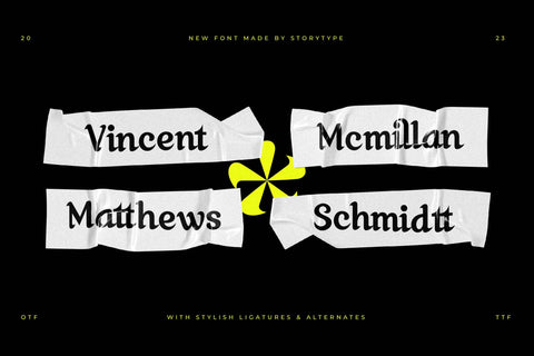 Akilvan Typeface Font Storytype Studio 