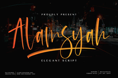 Alamsyah Font Wildan Type 