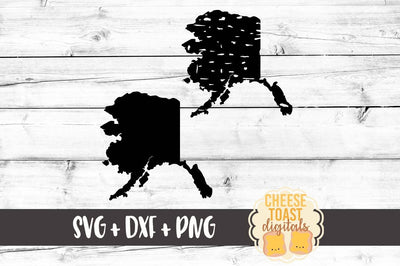 Alaska - Solid & Grunge SVG Cheese Toast Digitals 