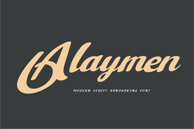 Alaymen Font twinletter 