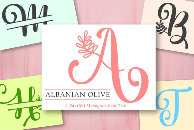Albanian Olive Font Madatype Studio 