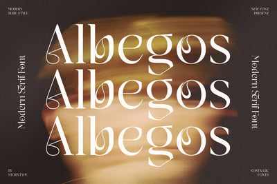 Albegos Typeface Font Storytype Studio 