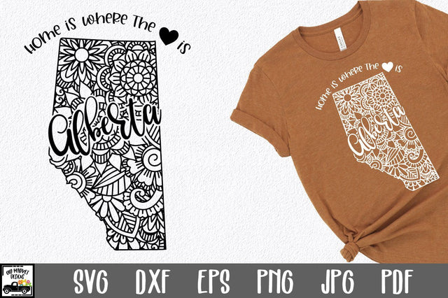 Alberta SVG File - Canada Mandala Design SVG Old Market 