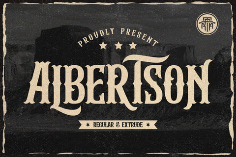 Albertson - Vintage Font Font Arterfak Project 
