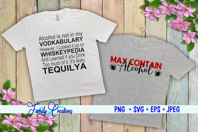 Alcohol Bundle SVG Family Creations 