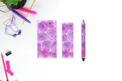 Alcohol Ink Flower, Pen Wrap Sublimation Sublimation Natasha Prando 