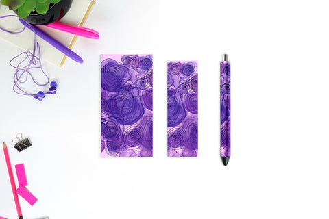 Alcohol Ink Flower, Pen Wrap Sublimation Sublimation Natasha Prando 