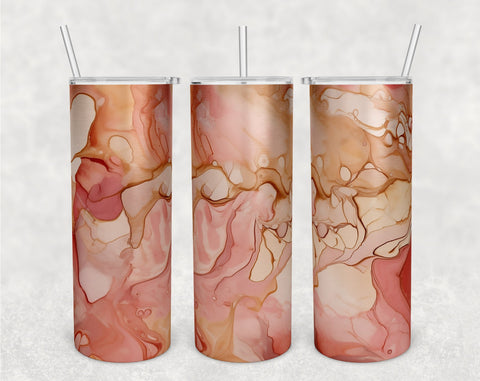 Alcohol Inks Tumbler Wraps Bundle, 20 Oz Skinny Tumbler Alcohol Inks Sublimation Designs, Seamless Alcohol Inks PNG, 5 Designs Sublimation HappyDesignStudio 