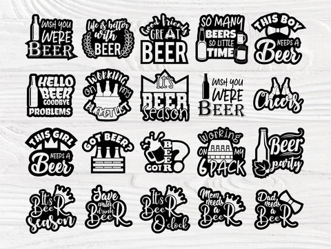 Alcohol SVG Bundle, Beer Shirt Svg, Drinking Svg SVG TonisArtStudio 