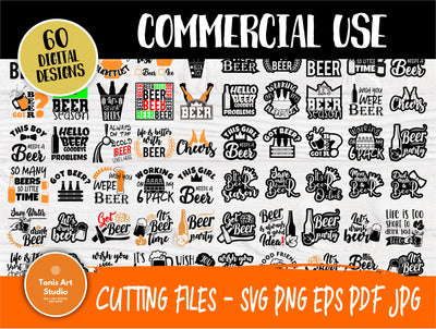 Alcohol SVG Bundle, Beer Shirt Svg, Drinking Svg SVG TonisArtStudio 