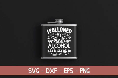 Alcohol SVG Bundle, Funny Flask Sayings, Whiskey Quotes SVG md faruk hossain 