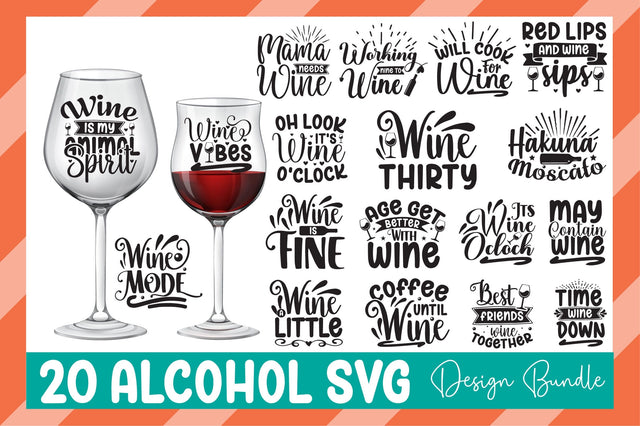 Alcohol Svg Design Bundle SVG Rupkotha 