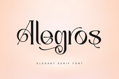 Alegros Font Letterara 