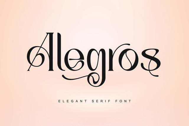 Alegros Font Letterara 