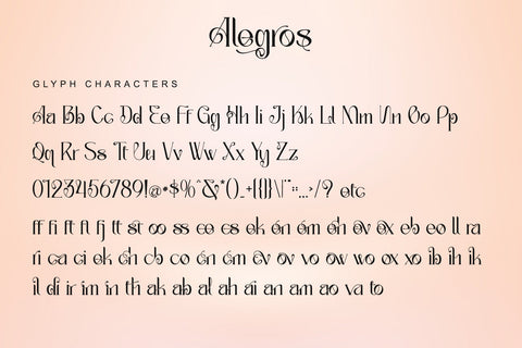 Alegros Font Letterara 