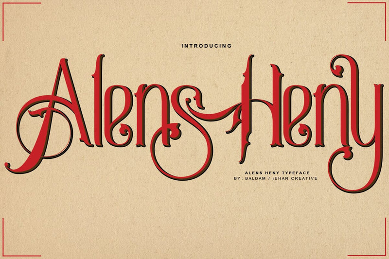Alens Heny Font JH-CreativeFont 
