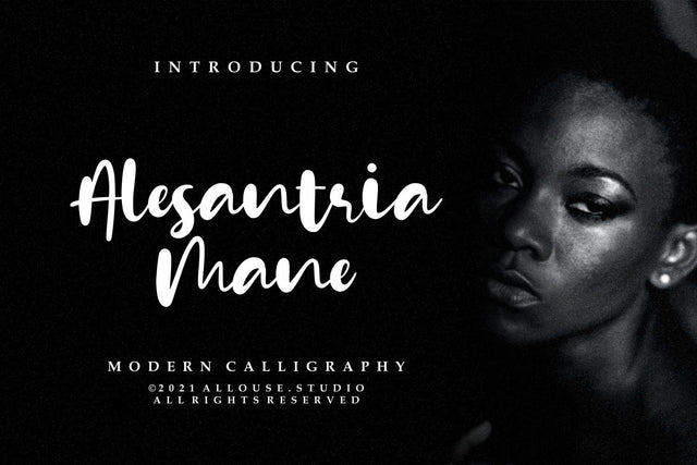 Alesantria Mane Font Allouse.Studio 