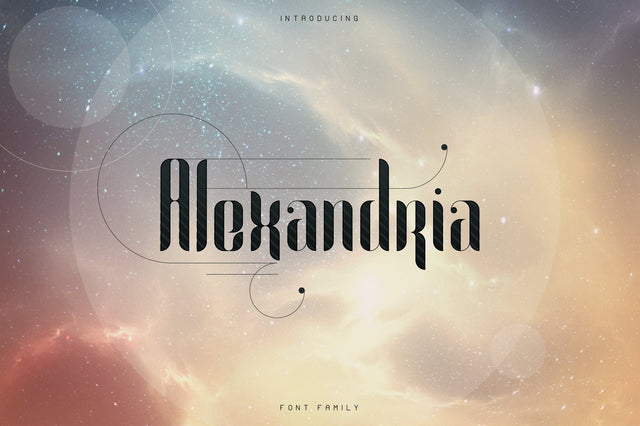 Alexandria Font Family + Bonus VPcreativeshop