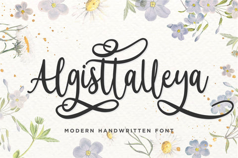 Algisttalleya Font Qwrtype Foundry 