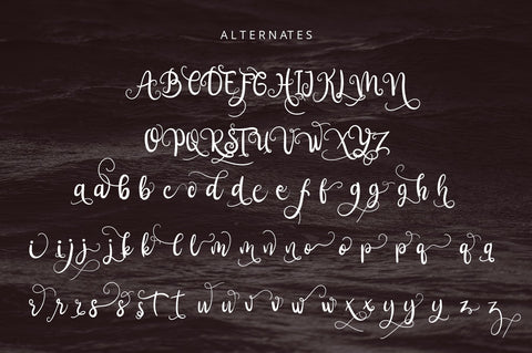 Aliandra Beautiful Font Font Lyth Creative 