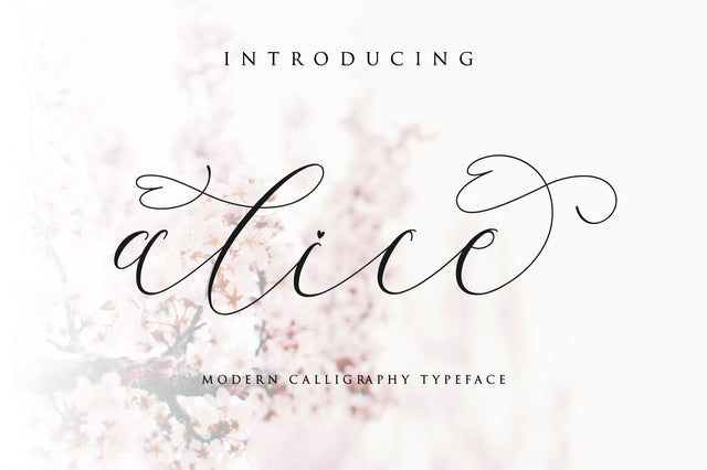 alice script Font Anastasia 