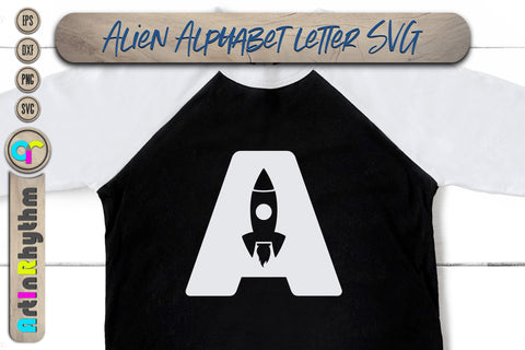 Alien Alphabet SVG Bundle, Ufo Letters SVG Artinrhythm shop 