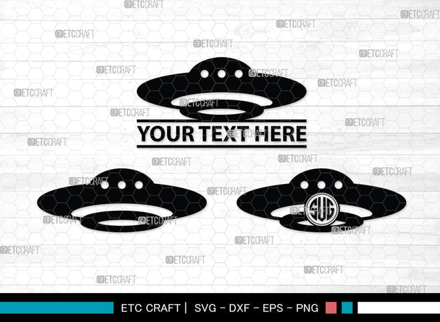 Alien Monogram, Alien Silhouette, Alien SVG, Ufo Svg, Alien Face Svg, Alien Ufo Svg, SB00335 SVG ETC Craft 