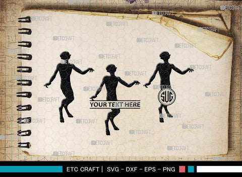 Alien Monogram, Alien Silhouette, Alien SVG, Ufo Svg, Alien Face Svg, Alien Ufo Svg, SB00335 SVG ETC Craft 