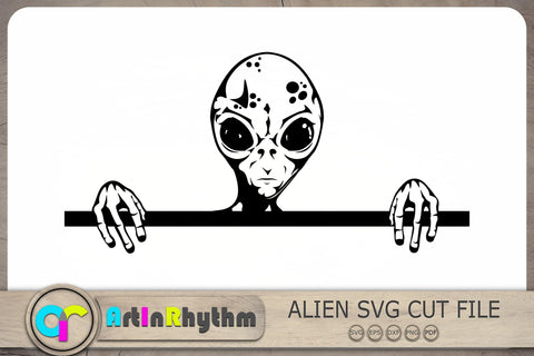 Alien Svg, Alien Monogram Svg, Alien Clipart SVG Artinrhythm shop 