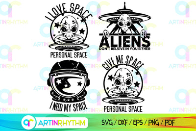Alien SVG bundle SVG Artinrhythm shop 