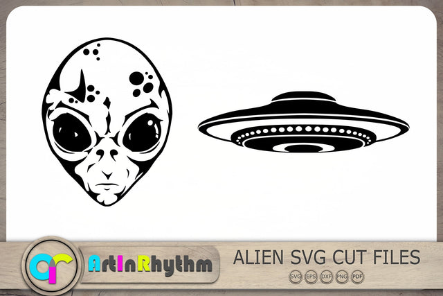 Alien Svg, UFO Svg, Spaceship Svg, UFO Clipart SVG Artinrhythm shop 