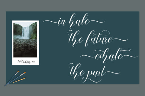 alifia Font Studio Natural Ink 