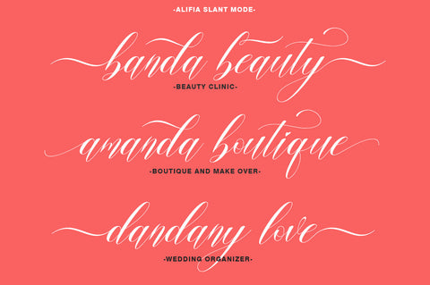 alifia Font Studio Natural Ink 