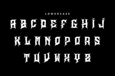 Aligator – Deathmetal Font Font Garisman Studio 