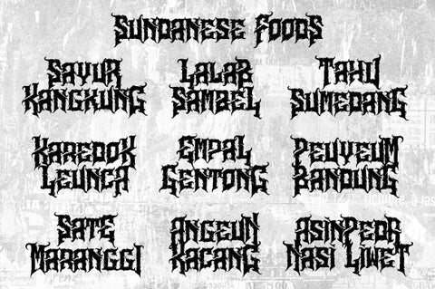 Aligator – Deathmetal Font Font Garisman Studio 