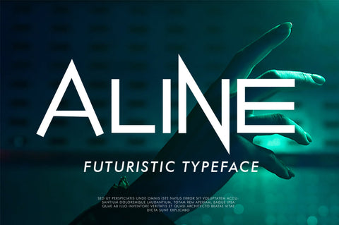 Aline – Future Display Font Font Vultype Co 