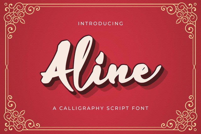 Aline - Handwritten Font Font StringLabs 