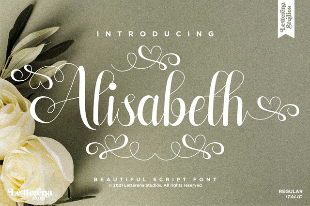Alisabeth Font Letterena Studios 